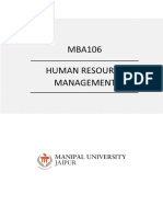 Unit 01 - Introduction To Human Resource Management - Manipal University