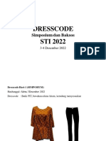 Dresscode STI 2022 Simposium dan Baksos