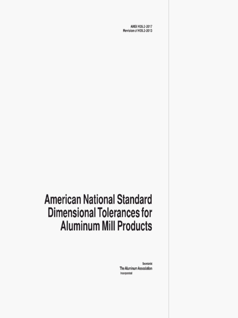 Ansi H35.2 2017 | PDF