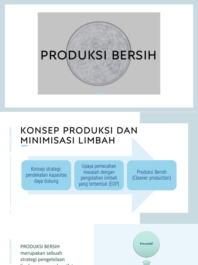 Strategi Produksi Bersih dan Manfaatnya | PDF