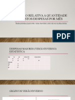 Gestão Relativa A Quantidade de Gastos