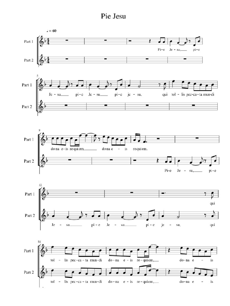 Pie Jesu PDF