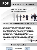 The Dominant Side of The Brain