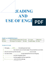 Reading and Use of English