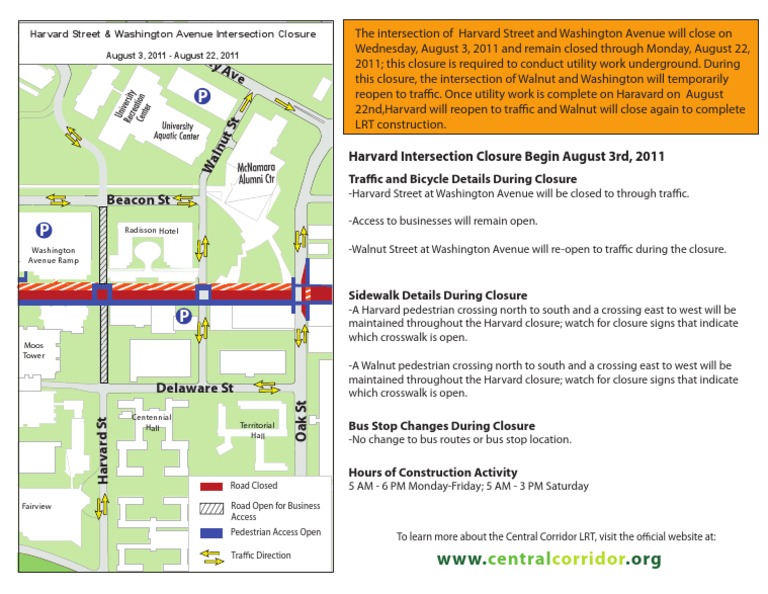 Harvard Street Closure Details | PDF | Travel | Art