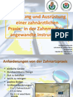 Einrichtung Und Ausrüstung Einer Zahnärztlichen Praxis 2018