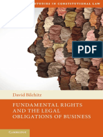 (Cambridge Studies in Constitutional Law) David Bilchitz - Fundamental Rights and the Legal Obligations of Business-Cambridge University Press (2021)