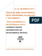 T 9 M II Incontinencia Neurógena