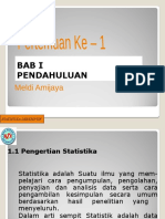 Statistik Meldi 1