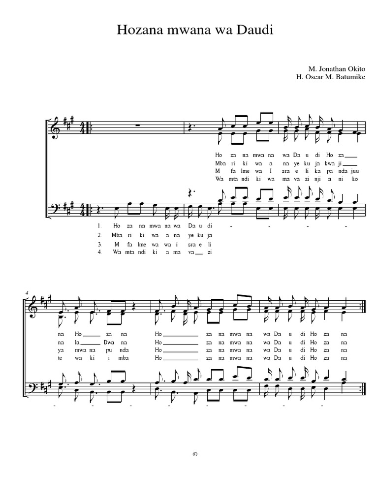 23 Hozana Mwana Wa Daudi PDF