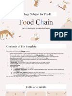 Biology Subject For Pre-K - Food Chain by Slidesgo