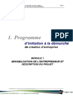 Sensibilisation Entreprenariat Descrip Projet