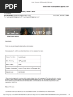 Accenture Employment Offer Letter Template | PDF