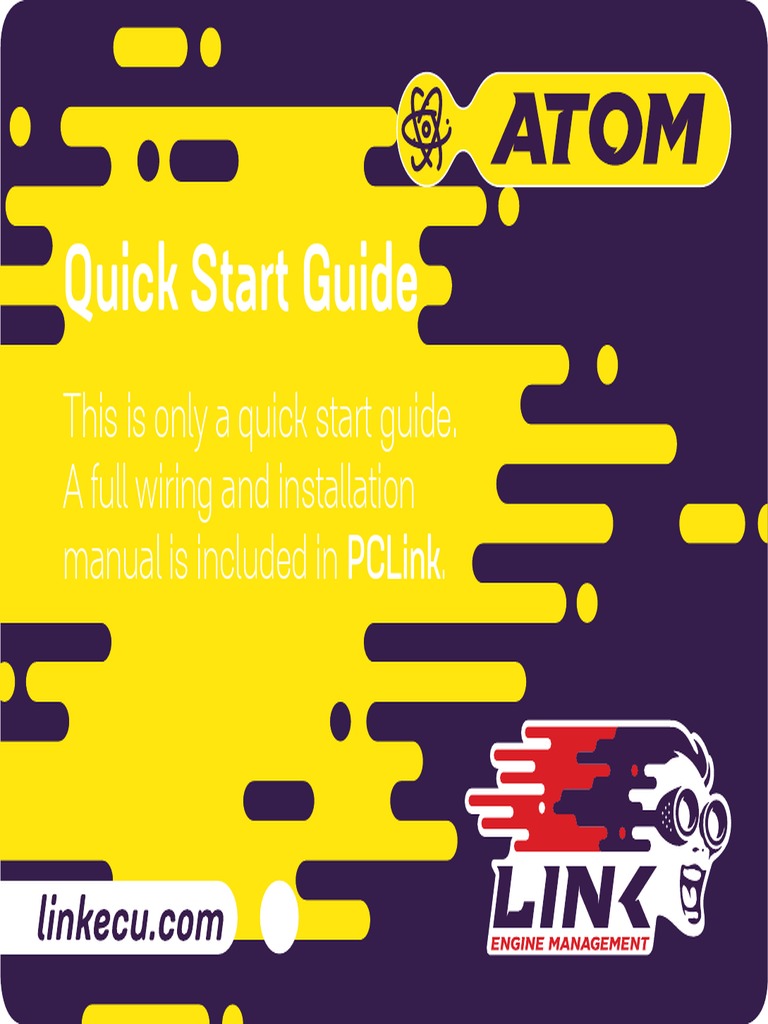 Atom Quick Start Guide PDF Ignition System Manufactured Goods