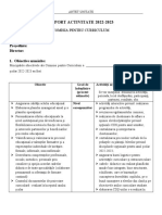 19 Raport Anual Activitate - Comisia Curriculum