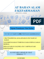 Manfaat Bahan Alam Dalam Kefarmasian TT 2021