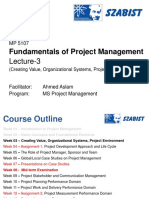 Fundamentals of Project Management: Lecture-3