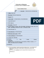 MENG 201-Course Specificatio Revised Latest