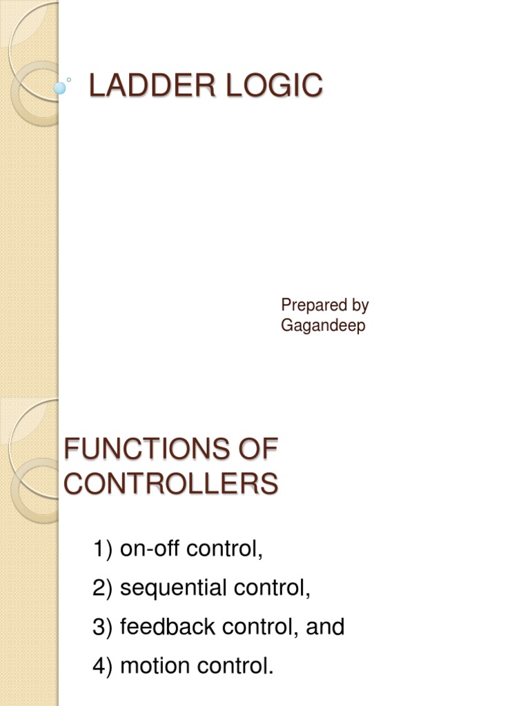 Plc Programming Ladder Logic Pdf Switch Relay