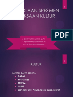 Modul 2e. Pengelolaan Spesimen Kultur