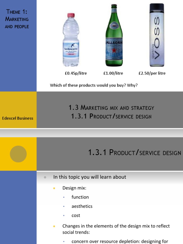 Design Mix in Marketing Strategy | PDF | Marketing | Goods