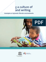 Fostering A Culture of Reading and Writing: Examples of Dynamic Literate Environments