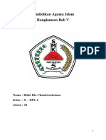 Rangkuman PABP Kelas 10 Bab V Semester 1 Kurikulum Merdeka