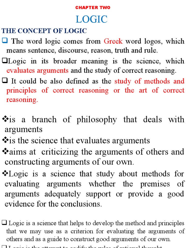Logic in Brief: An Introduction to Key Concepts and Techniques of Logic ...