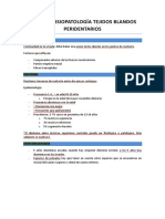 Tema 12: Fisiopatología Tejidos Blandos Peridentarios