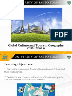 UNIT 1 Introduction To Global Culture and Tourism Geography