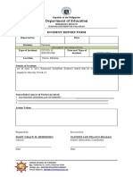 Incident Report GUMBILAN