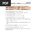 Tutorial 3 MATH 1052