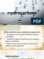 HydroCarbons Alcohols