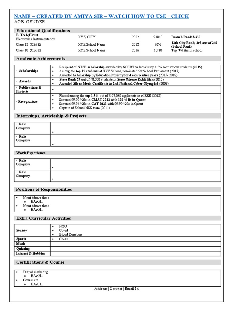 resume-for-iims-pdf