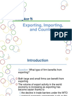 Chapter 8 - Exporting, Importing and Countertrade 