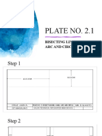 Plate No. 2.2 Bisecting of Line Angle Arc and Circle