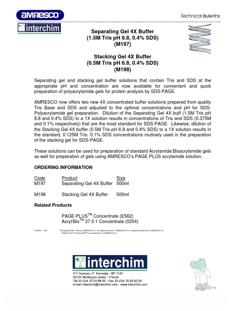 Sds Page | PDF | Science & Mathematics | Technology & Engineering