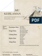 Pertemuan Ke 6 - Ilmu-Ilmu Keislaman