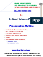 CHAPTER - 7 - Measurement and Scaling