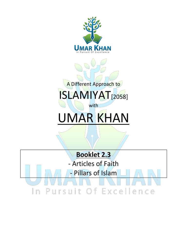 Articles of Faith and Pillars of Islam | PDF | Prophets And Messengers ...