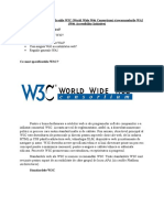 Totul Despre Specificatiile W3C Si WAI