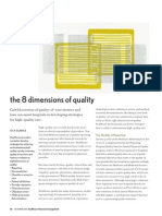 The 8 Dimensions of Quality