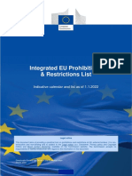 Integrated Eu Prohibitions & Restrictions List-KPAL22001ENN