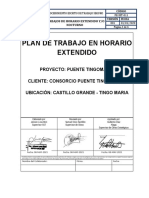 Procedimiento para Trabajos de Horarios Extendidos Yv1.0 Aceros