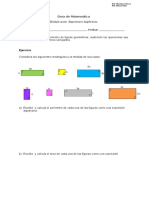 Perimetro Expresiones Algebraicas