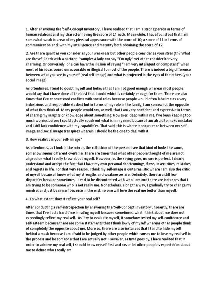 Perdev Drafts Pdf Self Esteem Leadership