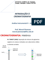 Cromatografia em Papel Introdução