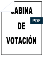 Cabina de Votacion