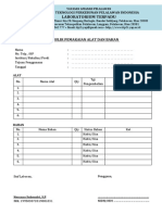 Formulir Peminjaman Alat