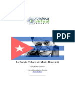 La Poesía Cubana de Mario Benedetti: Jaime Ibáñez Quintana
